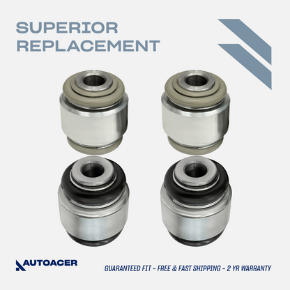 AUTOACER - 4p Rear Lower Control Arm Hydra Bushing Kit for JAGUAR S-Type XJ8 XJR