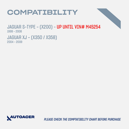 AUTOACER - 4p Rear Lower Control Arm Hydra Bushing Kit for JAGUAR S-Type XJ8 XJR