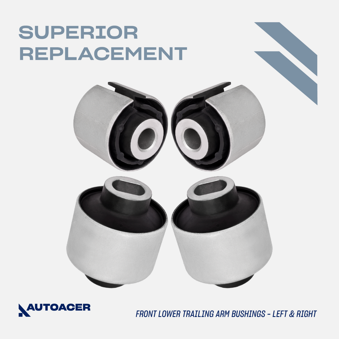 AUTOACER 16p Front Suspension Control Arm Bushings Ball Joints for Mercedes-Benz