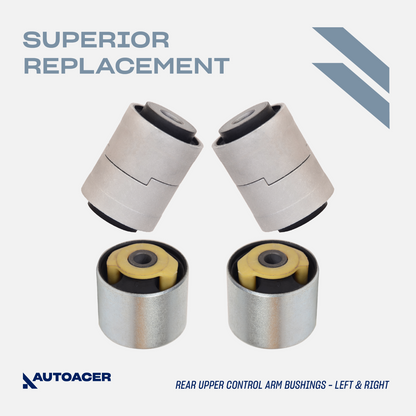 AUTOACER - 16p Front & Rear Control Arm Bushing Kit For Land Rover LR3 LR4 05-18