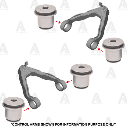 Front Upper Control Arm bushing Kit 4 pcs Left & Right for Silverado Sierra Van