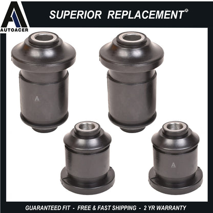 AUTOACER - 4p x Front Lower Control Arm bushing Kit LH RH Chevrolet GMC Cadillac