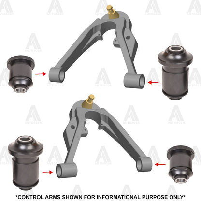 AUTOACER - 4p x Front Lower Control Arm bushing Kit LH RH Chevrolet GMC Cadillac
