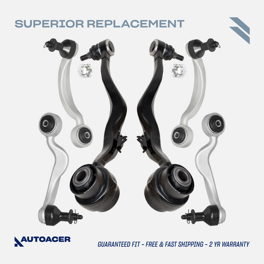 AUTOACER -6p Front Upper & Lower Rear Control Arm Kit for Lexus LS460 LS600h AWD