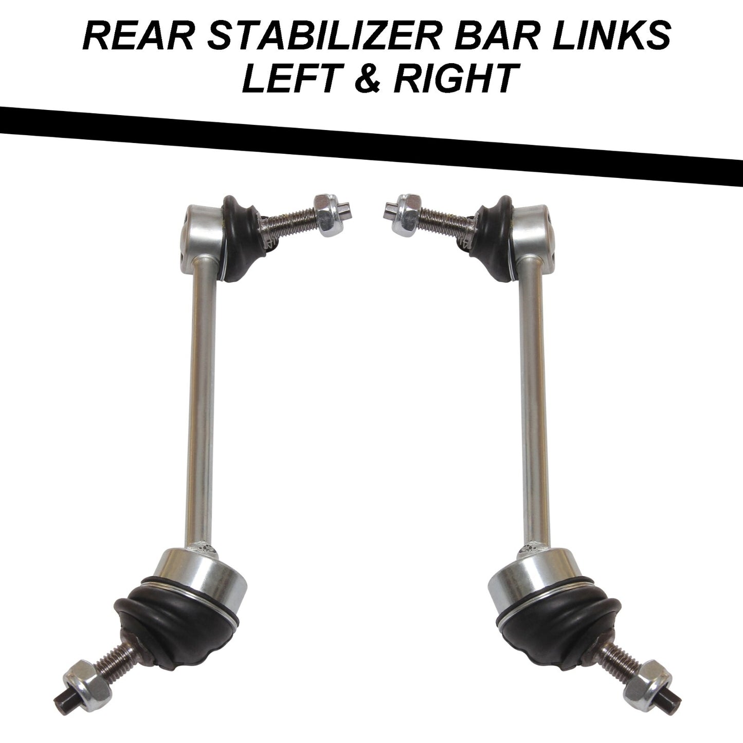 Rear Control Arms Tie Rods Front & Rear Stabilizer Link Kit 8pc for JAGUAR XF XK
