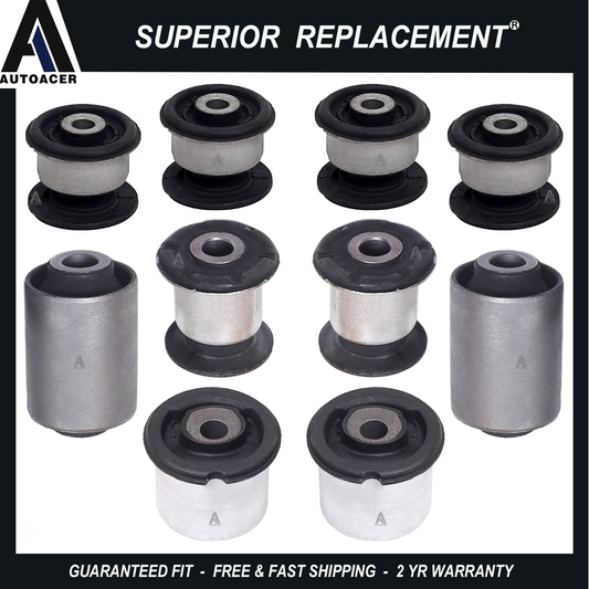 Front Upper Lower Control Arm Bushing Kit 10p For VW Touareg Q7 Porsche Cayenne