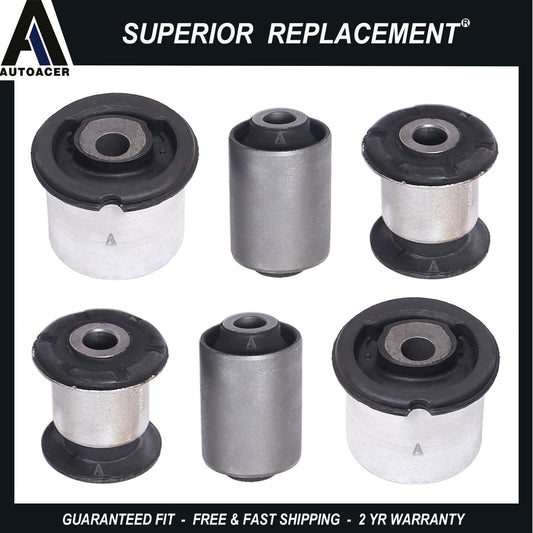 Front Lower Control Arm Bushing Kit 6pc For VW Touareg Audi Q7 & Porsche Cayenne