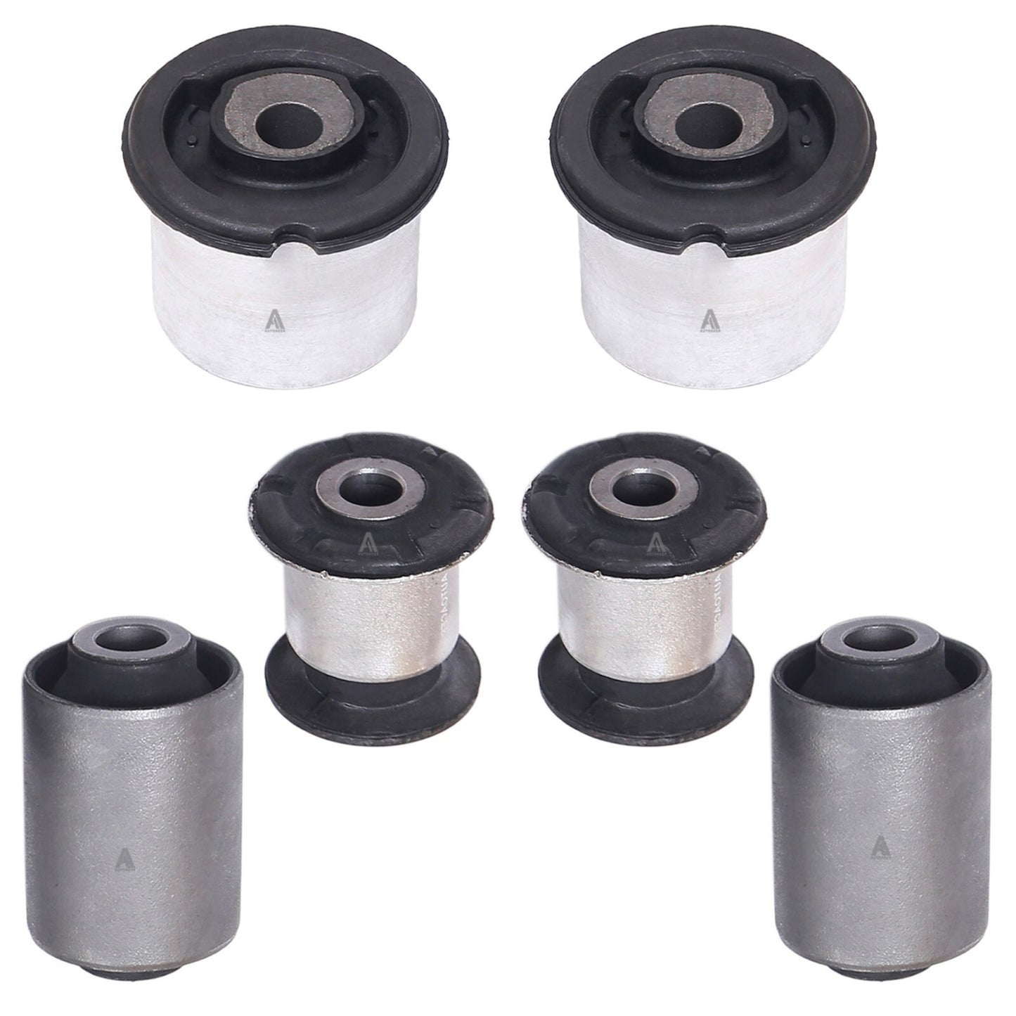 Front Lower Control Arm Bushing Kit 6pc For VW Touareg Audi Q7 & Porsche Cayenne