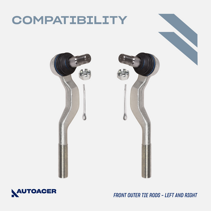 AUTOACER -14pc Front Upper Arms Lower Arm Bushes Ball Joints Tie Rods For Tacoma