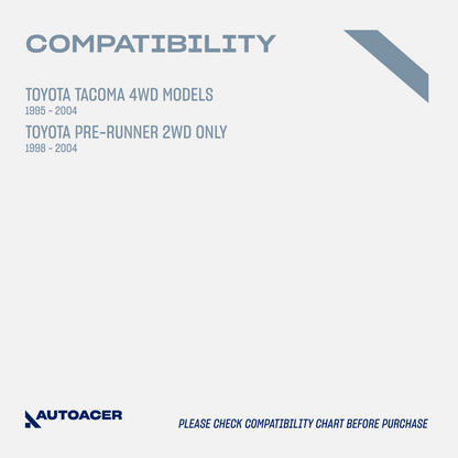 AUTOACER -14pc Front Upper Arms Lower Arm Bushes Ball Joints Tie Rods For Tacoma