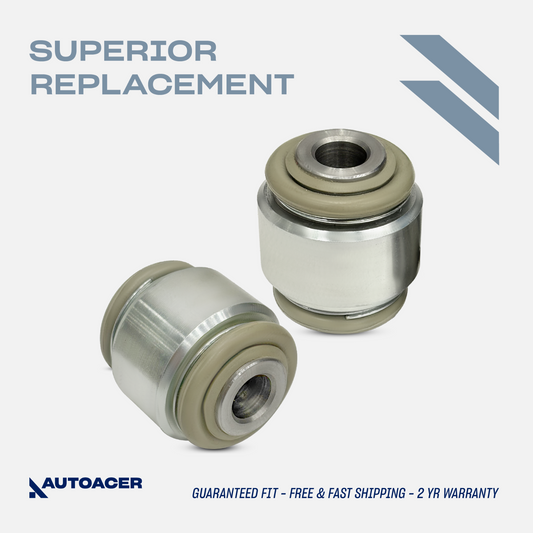 AUTOACER - 2p Rear Axle Suspension Arm Hydra Bushings for JAGUAR S-Type XK XF XJ
