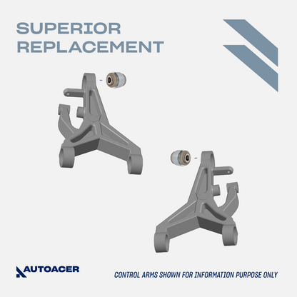 AUTOACER - 2p Rear Axle Suspension Arm Hydra Bushings for JAGUAR S-Type XK XF XJ
