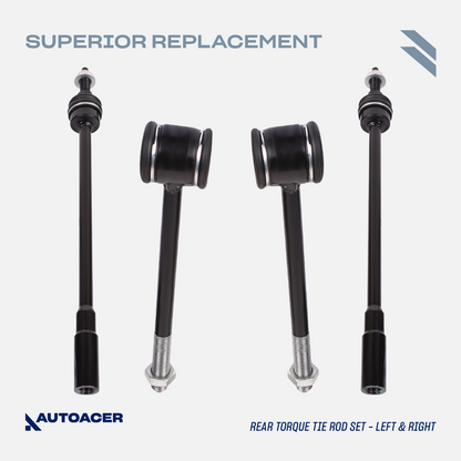 AUTOACER - 10p Front Rear Suspension Links Tie Rods Ball Joints For Ford Lincoln