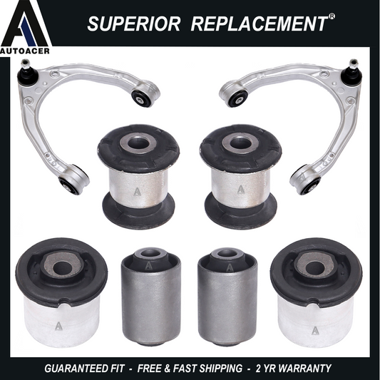Front Upper Control Arms Lower Control Arm Bushing Kit 8pc For Toureg Q7 Cayenne