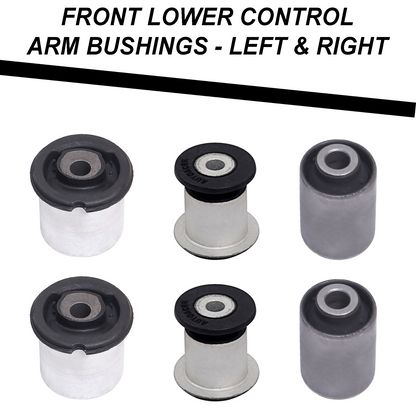 Front Upper Control Arms Lower Control Arm Bushing Kit 8pc For Toureg Q7 Cayenne