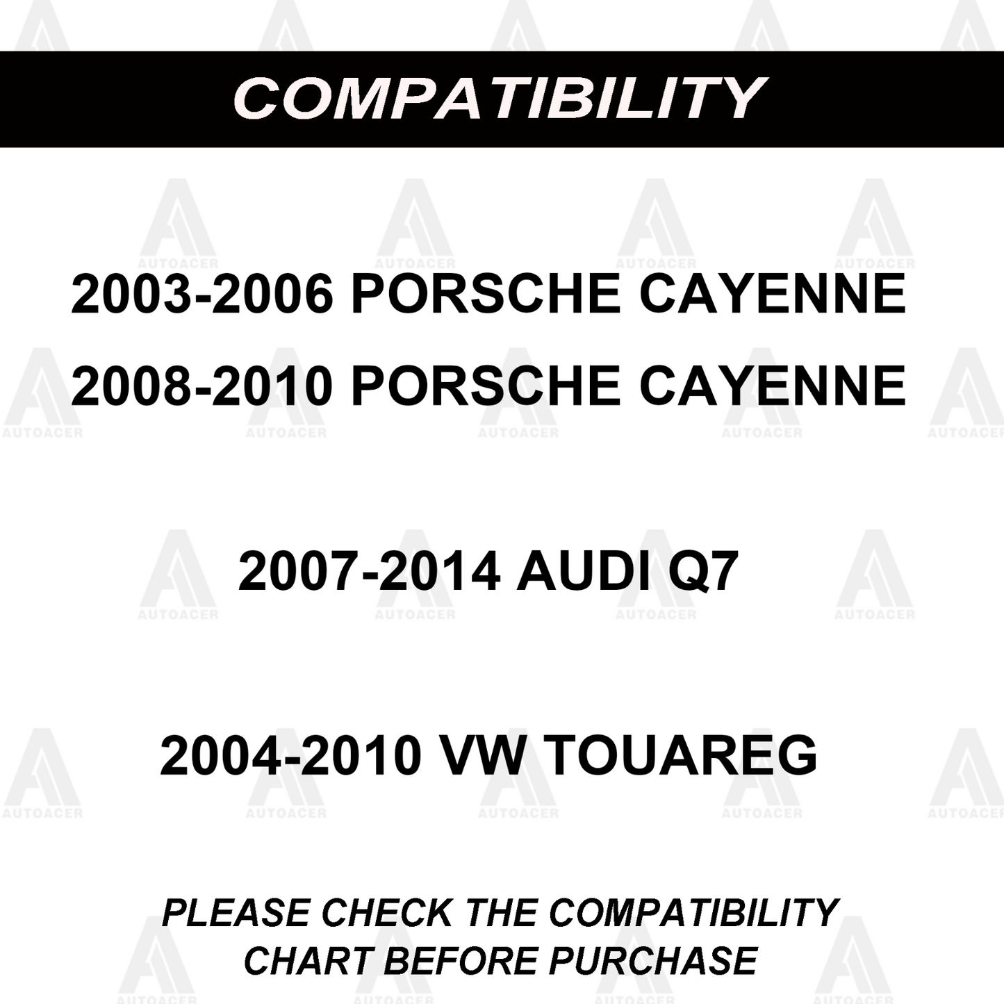 Front Upper Control Arms, Lower Arm Bushes & Strut Mounts For Cayenne Q7 Touareg