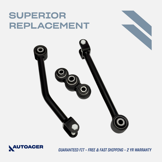 AUTOACER 3p Heavy Duty Cranked Watts Linkage Assembly for Land Rover Discovery 2