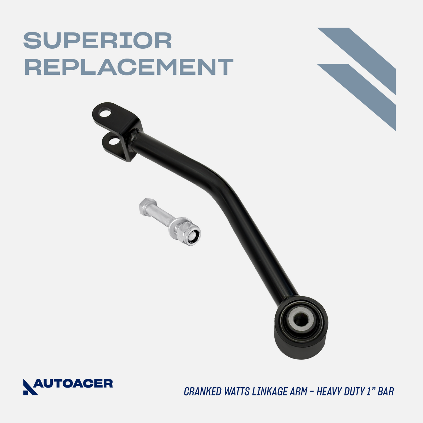 AUTOACER 3p Heavy Duty Cranked Watts Linkage Assembly for Land Rover Discovery 2