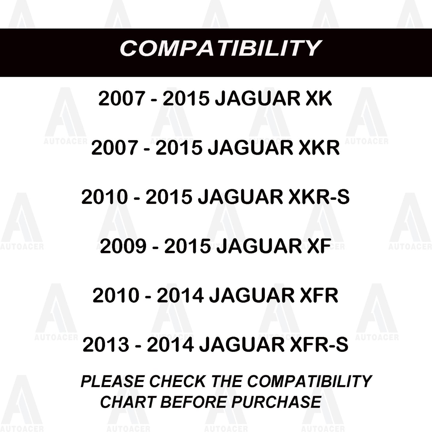 AUTOACER - 8pc Front Upper, Lower Control Arms & Ball Joint Kit for JAGUAR XK XF