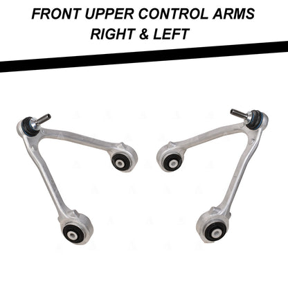 Front & Rear Upper Control Arms, Links & Tie Rod Kit 10p for JAGUAR S-TYPE 02-08
