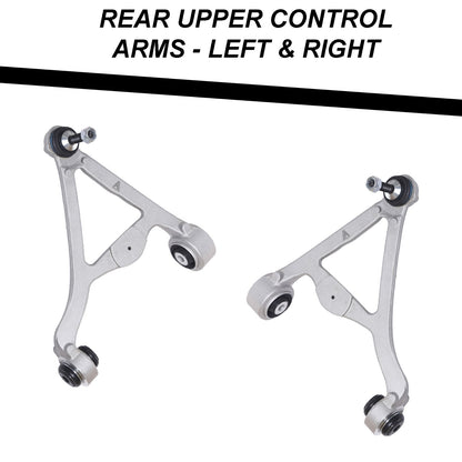 Front & Rear Upper Control Arms, Links & Tie Rod Kit 10p for JAGUAR S-TYPE 02-08