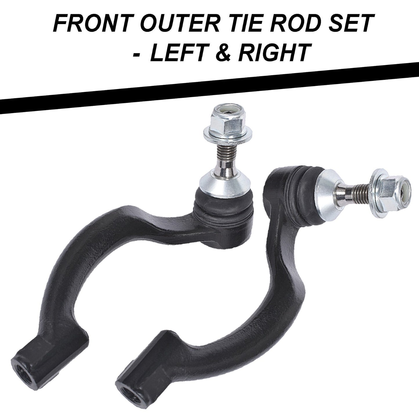 Front & Rear Upper Control Arms, Links & Tie Rod Kit 10p for JAGUAR S-TYPE 02-08