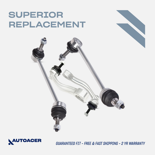 AUTOACER -4p Front Rear Sway Stabilizer Bar Links for JAGUAR S-Type XF XK XJ FTy