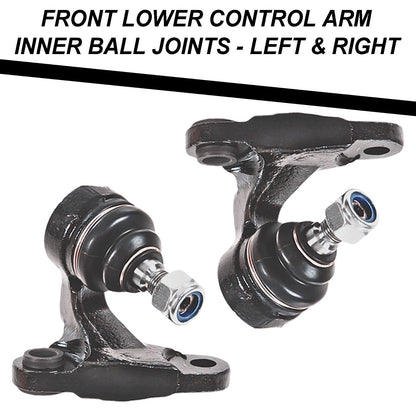Front Lower Control Arms Ball Joints & Poly Bushing W/Bracket Kit 6p for BMW E46