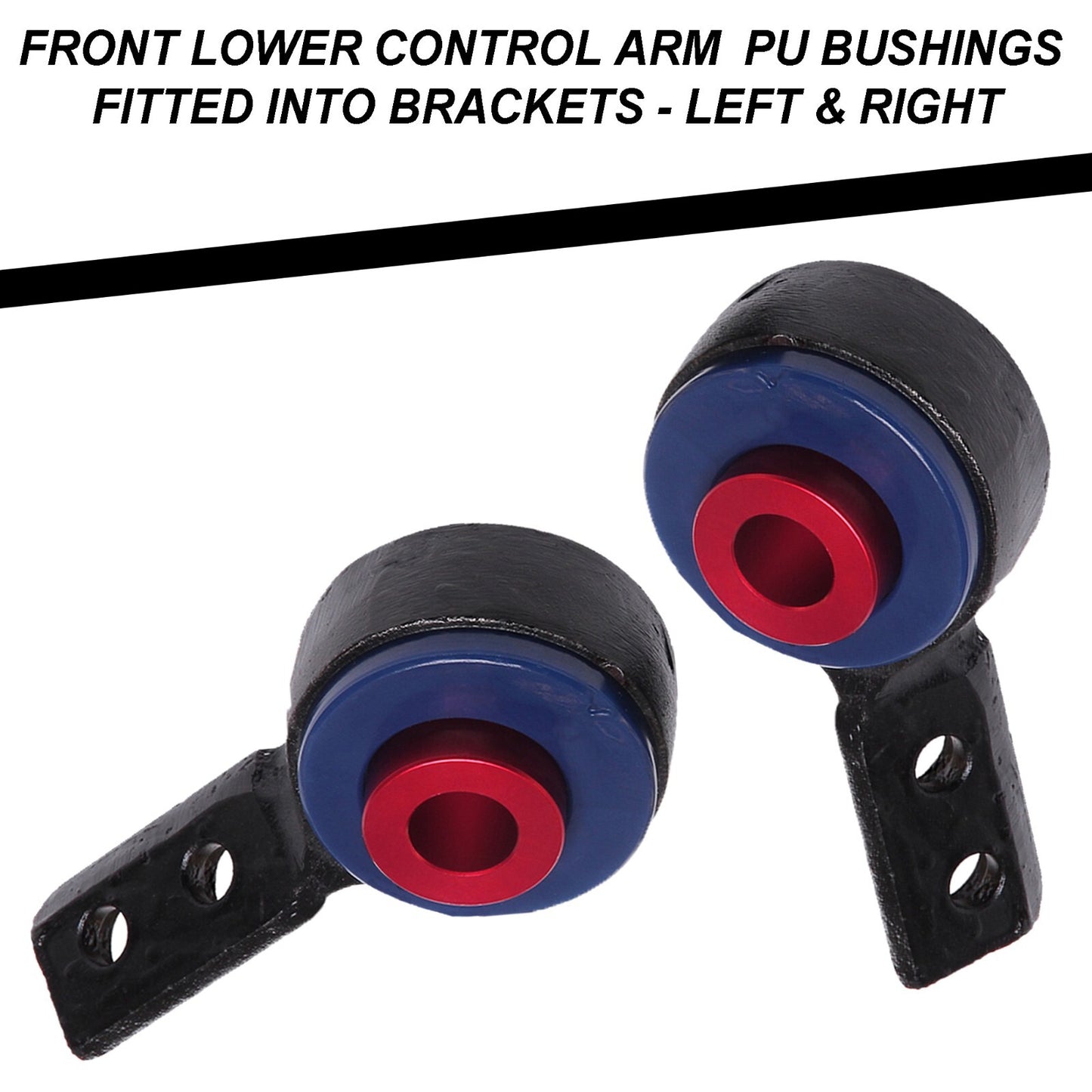 Front Lower Control Arms Ball Joints & Poly Bushing W/Bracket Kit 6p for BMW E46