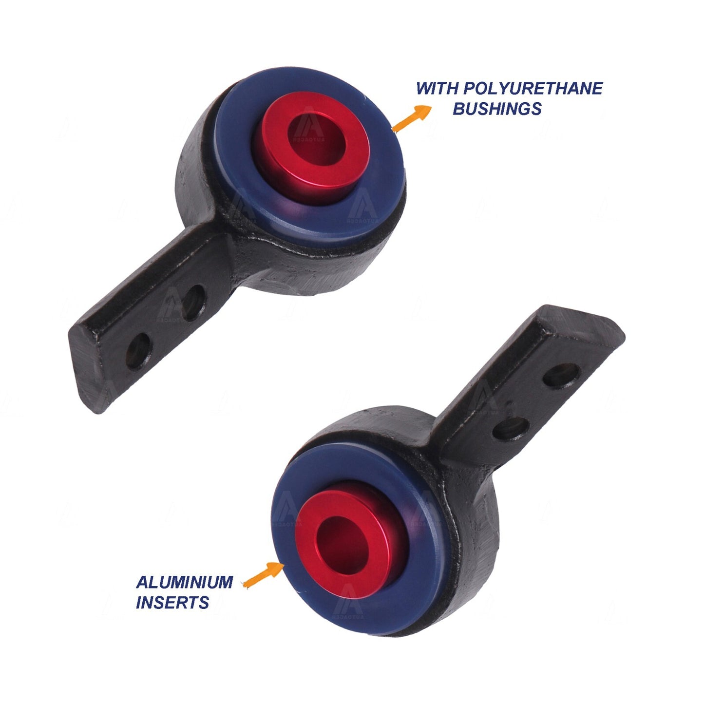 Front Lower Control Arms Ball Joints & Poly Bushing W/Bracket Kit 6p for BMW E46