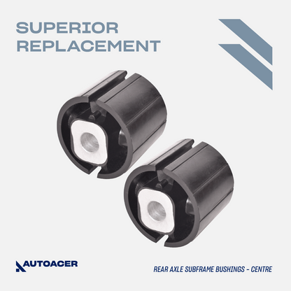 AUTOACER - 6p Rear Axle Subframe Mounts Bushings For BMW X5 X6 E53 E71 E72 00-14