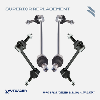 AUTOACER 22p Complete Front Rear Kit Arms Bushes Links Tie Rods For JAGUAR SType