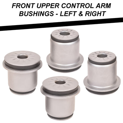 Front Upper & Lower Control Arm bushing Kit 12pc Left Right for Silverado Sierra
