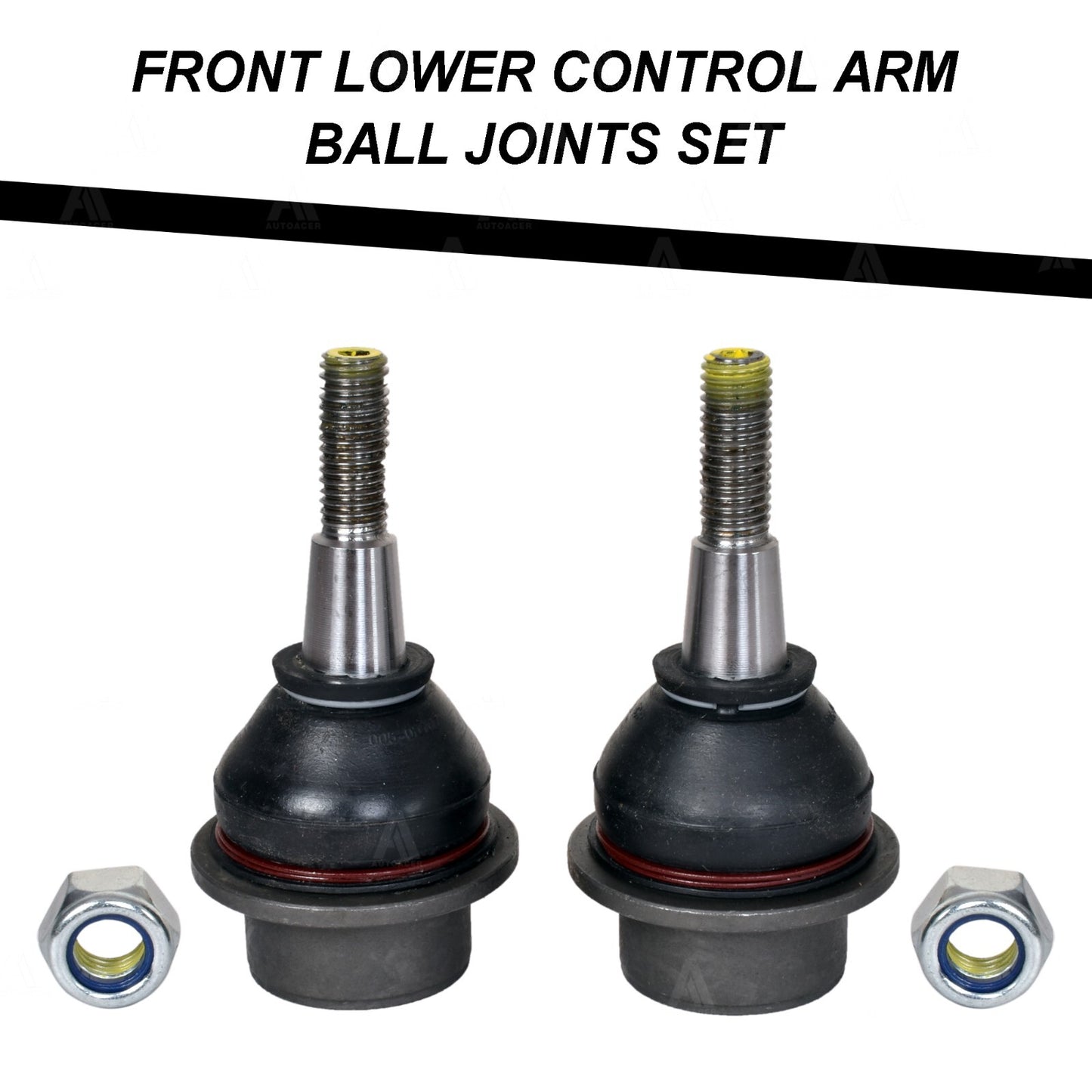 Front Upper, Lower & Rearward Control Arms & Ball Joint Kit 8p for JAGUAR XJ XJR