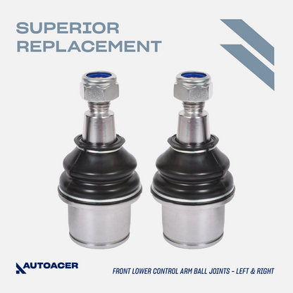 AUTOACER -4p Front Upper Lower Control Arm Ball Joint for Land Range Rover LR3/4