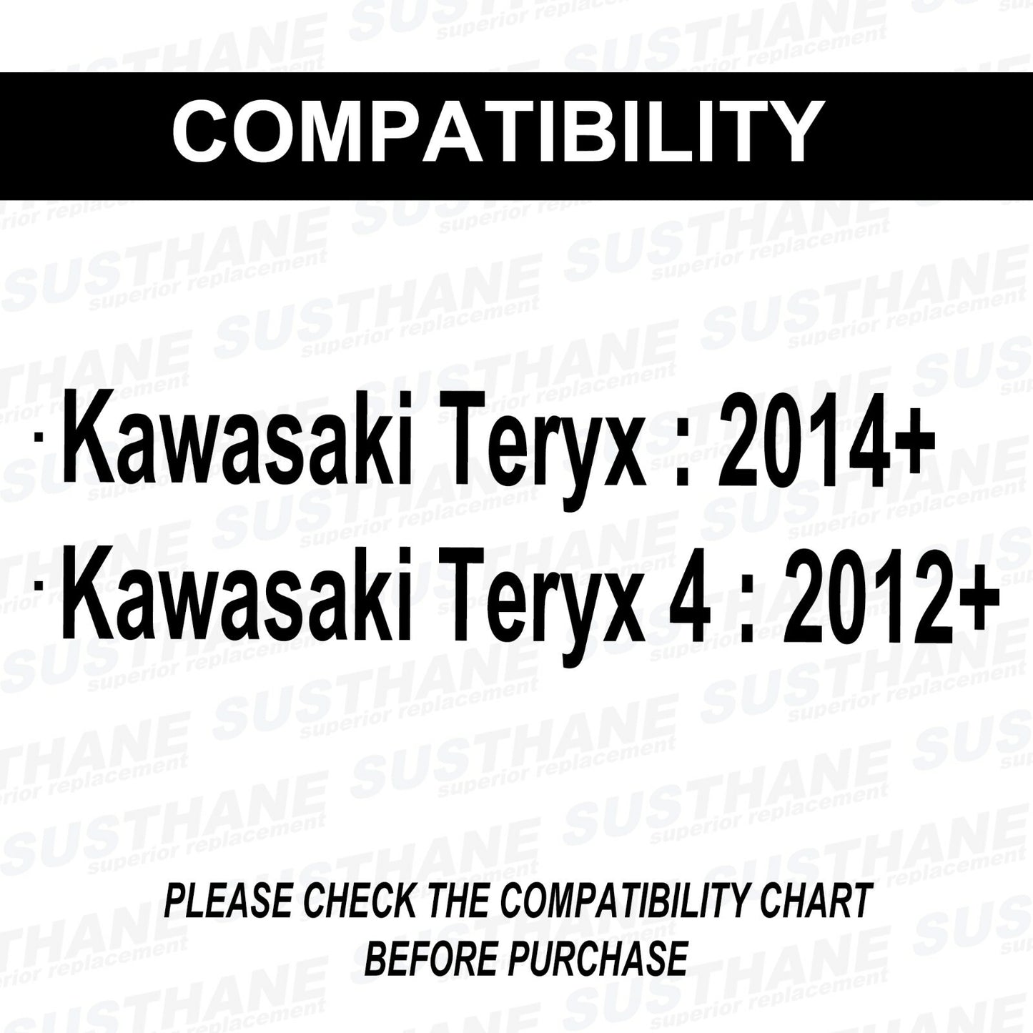 For  Kawasaki Teryx /4 {2012+) Front Rear Bushing Kit in PU Use with OEM A Arms