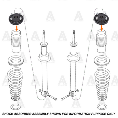 Front Upper Control Arms, Lower ball Joints, Strut Mount Set 8p for Ford Lincoln