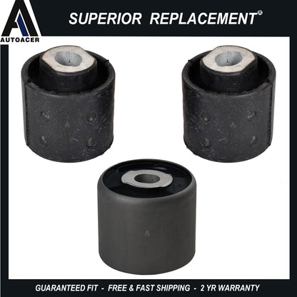 Rear Subframe Differential Bushing Kit 3pc Front & Rear for BMW E46 E83 3 SERIES
