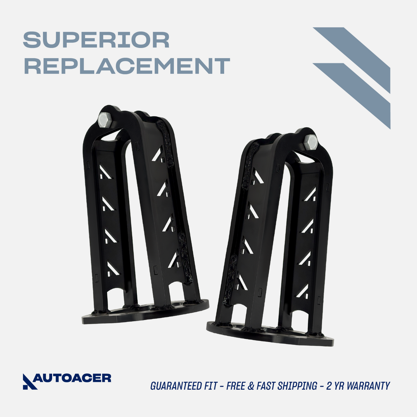 AUTOACER -2p Heavy duty 8mm Shock Turrets Standard Ht For Land Rover Discover II