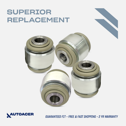AUTOACER -4p Rear Lower Control Arm Hydra Bushing Kit for JAGUAR S-Type XK XF XJ