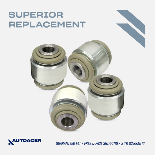 AUTOACER -4p Rear Lower Control Arm Hydra Bushing Kit for JAGUAR S-Type XK XF XJ