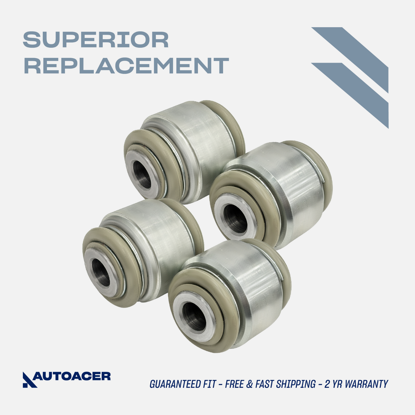 AUTOACER -4p Rear Lower Control Arm Hydra Bushing Kit for JAGUAR S-Type XK XF XJ
