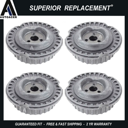 Front & Rear, Left + Right Strut Mounts Kit 4 pcs For Porsche Cayenne Q7 Touareg