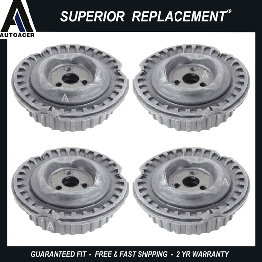 Front & Rear, Left + Right Strut Mounts Kit 4 pcs For Porsche Cayenne Q7 Touareg