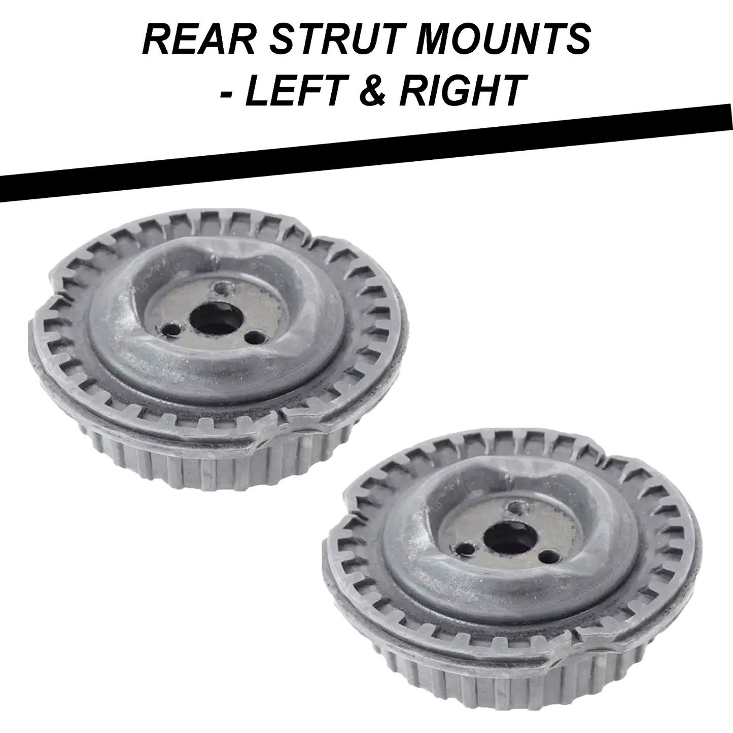 Front & Rear, Left + Right Strut Mounts Kit 4 pcs For Porsche Cayenne Q7 Touareg