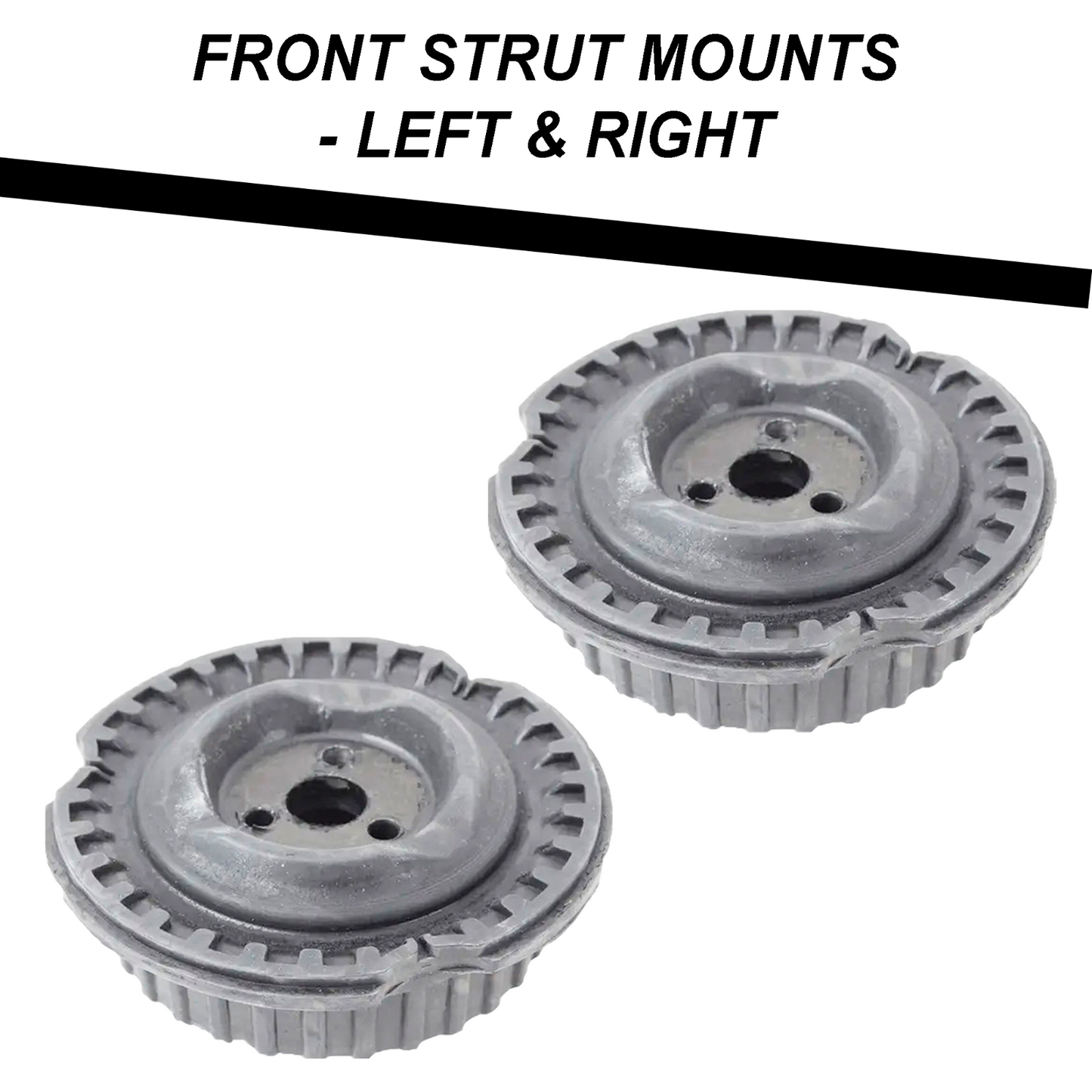 Front & Rear, Left + Right Strut Mounts Kit 4 pcs For Porsche Cayenne Q7 Touareg