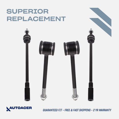 AUTOACER -2p Rear Steering Torque Tie Rod Assembly For JAGUAR XJ XK XF S-TYPE V8