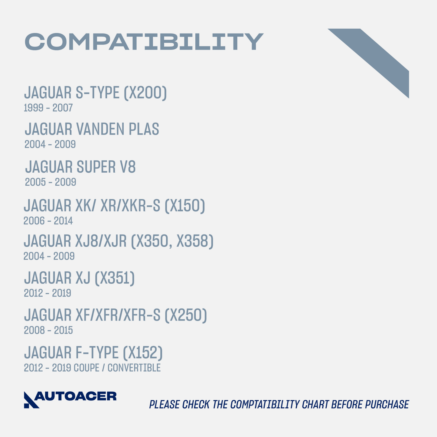 AUTOACER -2p Rear Steering Torque Tie Rod Assembly For JAGUAR XJ XK XF S-TYPE V8