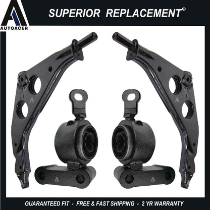 Front Lower Control Arms & Bushings with Bracket Kit 4 pcs for Mini Cooper 01-08