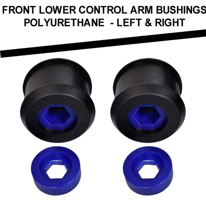 Front Lower Control Arms, Poly Bushings, Inner Outer Ball Joints Kit 8p for MINI
